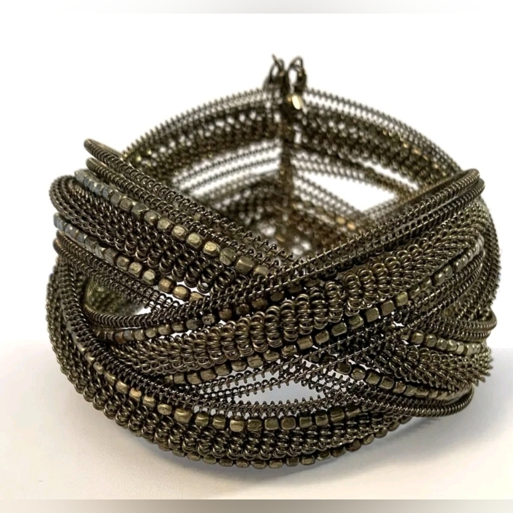 Gold Tone Cuff Bracelet